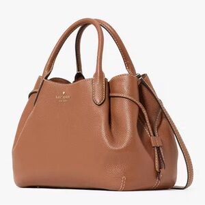 Kate Spade Tan Leather Dumpling Satchel. Size: Large